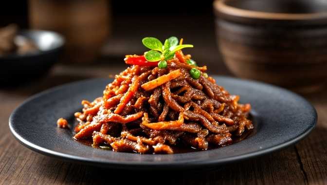 拌狗肉丝