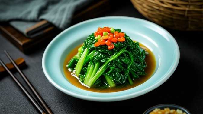凉拌冲菜