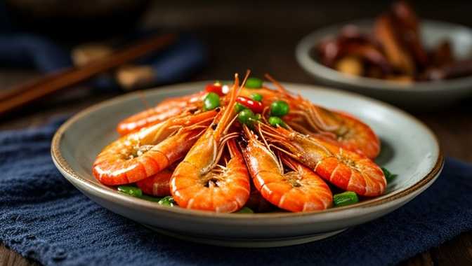 清炒河虾